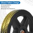12 Inch Lawn Mower Wheels Kits Universal 12" Push Mower Wheels with 1/2" Bearing, Bolts & Nuts, Plastic Replacement Tires for Most Standard Garden Tiller, Pressure Washer, Handtruck, 2 Pack