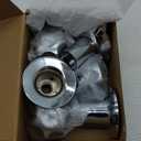 3 Piece Shower Handle Replacement, Compatible with Price/Pfister Verve Tub Shower Bathtub Faucet Handle Remodel Trim Kit Include 1 Hot 1 Cold 1 Diverter and 3 Includes Base, Chrome