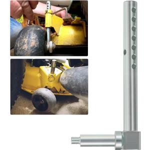 AM136328 Mower Deck Gage Wheel Arm LH Front Or RH Rear Replacement Parts Kit Fit For X300, X304, X310, X320, X324, X340, X360, X500, X520, X530, X534, X540, X590 Lawn And Garden Tractors