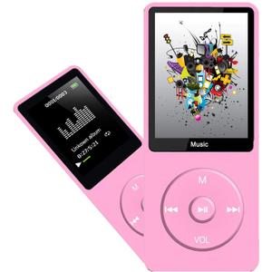 MP3 Player, Music Player with 16GB Micro SD Card, Build-in Speaker/Photo/Video Play/FM Radio/Voice Recorder/E-Book Reader, Supports up to 128GB