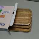 Non Toxic Cutting Boards - Cutting Board Set Free of Mineral Oil, Made of FSC Acacia Wood - Cutting Boards for Kitchen - Includes 3 Chopping Boards. By Ziruma