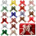 Geelin 20 Pcs 6 Inch Pull Bows for Gift Wrapping Xmas Wrapping Decoration Present Large Bow Bulk for Presents Package Gift Baskets Valentine's Day Wedding Party Decor