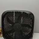 Amazon Basics 3-Speed Box Fan for Bedroom, Portable with Carry Handle, Powerful Airflow, 5 Blades, Lightweight Design, 67 Watts, 20-Inch, Black, 6.8"D x 20.86"W x 21.33"H