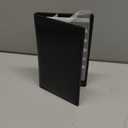 AG Wallets Leather Wallet for Men & Women - Secure RFID Wallet with Space for 20 Credit Cards, 1 ID & Cash - Cowhide Leather Wallet - Slim Bifold Wallet - Long Wallet for Casual or Office - Onyx Black