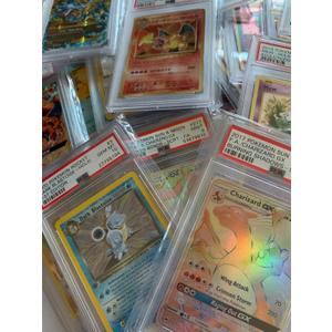 One Random PSA Graded and Authenticated Encased Pokemon Card (Perfect for Display), std