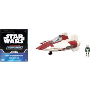 Star Wars Micro Galaxy Squadron RZ-1 A-Wing Mystery Bundle - 3-Inch and 2.5-Inch Vehicles with Accessories 