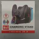 Charging Dock for Nintendo Switch, 9 in 1 Charging Station for Nintendo Switch Pro Controllers and Joy Controllers NS2 and NS!