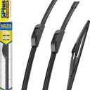 5 PLUS Silicone Windshield Wipers Replacement for 2017-2022 NISSAN Rogue Sport Wiper Blades(Set of 3),Automotive Replacement Windshield Wiper Blades For My Car-28"/18"/12"