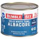 Bumble Bee Solid White Albacore Tuna in Water, 66.5 oz Bulk Food Service Can - Wild Caught Tuna - 21g Protein per Serving, High in Omega-3s - Non-GMO Project Verified, Gluten Free, Kosher