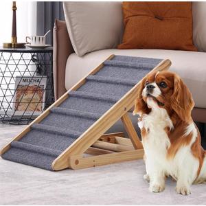 Portable Dog Pet Ramp for Car, SUV, Couch, High Beds, Small & Old Dogs
