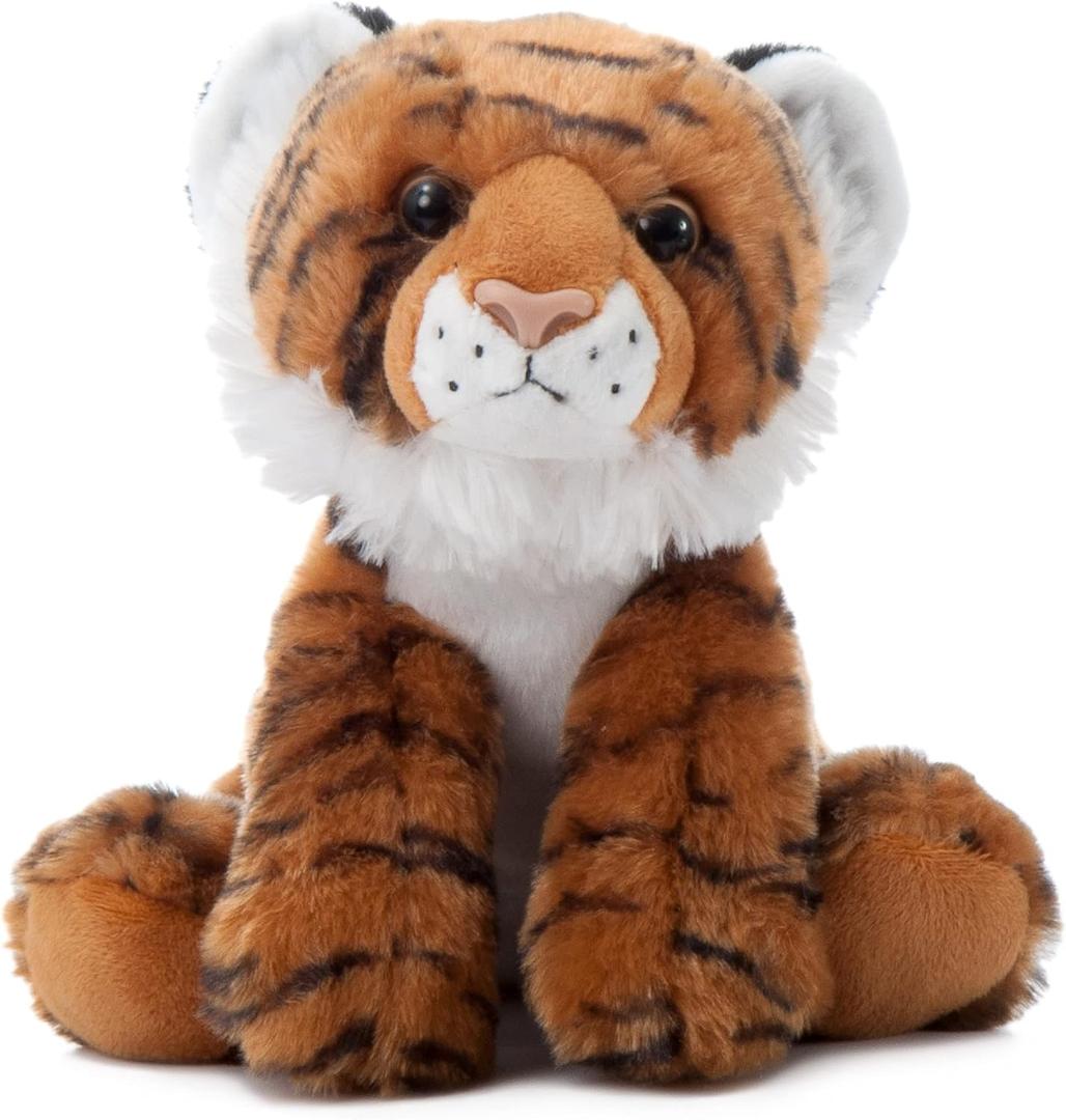 The Petting Zoo Tiger Stuffed Animal, Gifts for Kids, Wild Onez Zoo Animals, Tiger Plush Toy 9 inches The Petting Zoo Tiger Stuffed Animal, Gifts for Kids, Wild Onez Zoo Animals, Tiger Plush Toy 9 inches