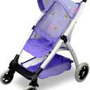 Baby Doll Stroller for 18 inches American Girl Dolls with Multi Function. (DA422-PURPLE)