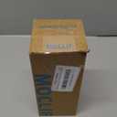 MOCLIF 16 OZ Soap DispenserTempered Glass Clear Vertical Stripe with 304 Rust Proof Stainless Steel Pump Refillable Liquid Hand Soap Dispenserfor Bathroom, Kitchen, Dish SoapLotion (Blue Grey)