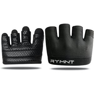 Minimal Workout Gloves,Short Micro Weight Lifting Gloves Grip Pads with Full Palm Protection & Extra Grip for Men Women Weightlifting,Gym,Cross Training,Powerlifting,WODs., Large /Medium
