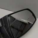 Left Driver Side Door Mirror Compatible with Ford Focus 2012 2013 2014 2015 2016 2017 2018, Rear View Mirror with 5Pins, Electric Adjustment and Turn Signal (Black)