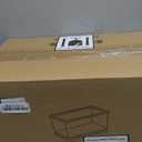 4.7 Gal Turtle Tank Kit(Tank+Adjustable Light+5W Filter+Basking Platform), Upgraded Turtle Tank Starter Kit with UV Basking Platform Light for Crabs, Fishes, Amphibians, Reptiles(15.4 * 8.5 * 8.35 Inch)