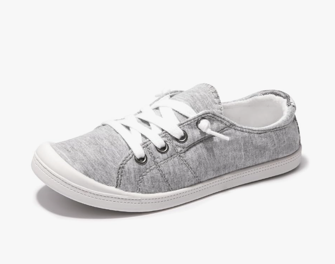 Women's Slip On Canvas Sneaker Low Top Casual Walking Shoes Classic Comfort Flat Fashion Sneakers