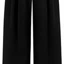 PRETTYGARDEN Women's Wide Leg Dressy Pants High Waisted Fashion Business Casual Work Office Trousers Palazzo Pant Size 16