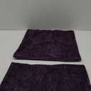 BRAWARM Throw Pillow Covers 18x18 Inches - Purple Chenille Pillow Covers Pack of 2, Solid Dyed Soft Chenille Pillow Cases for Couch Sofa Bed Home Decoration