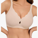 Summer  Clearance Women's Clothing - Wireless Bras for Women - No Underwire Soft Comfort T-Shirt Bra,L,Nude,Set of 2
