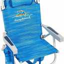 Tommy Bahama Backpack Cooler Beach Chairs - Blue Marlin