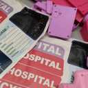 Doctor Kit for Toddlers Aged 3 4 5, Medical Pretend Play Set for Kids with Bag and Costume, Doctor Cart Toy for Girls Boys Birthday Gift (Pink)