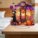 Tabletop Ornament DIY Diamonds Art Painting kit, Tabletop Diamond Art Kits for Adults, Halloween Diamonds Painting Desk Placement Ornament, Special Shaped Rhinestone Gem Diamonds Arts Painting Kit