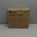 CAR PASS Universal FIT Piping Leather Two Front Seat Covers, Waterproof Faux Leather for SUV Sedan Van Truck, Airbag Compatible, Reserved Opening Holes for Headrest Covers (Black Red)