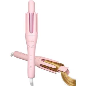 TSUYAGLA Automatic Curling Iron, 1 inch Hair Curler with 3 Temperatures, 10S Fast Heating, 2-Way Rotation, 30 Min Auto Shut-Off, 500 Million Ionic, Anti-Scald-Tangle for Hair Styling