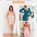 2 x BESTENA Shapewear Shorts, High Waisted Shapewear for Women Tummy Control, Seamless Body Shaper Shorts Thigh Slimmer (Beige, XL)