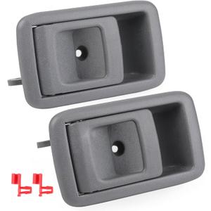 Pair of Inside Interior Door Handles for Toyota Tacoma 2001 2002 2003 2004, 4Runner 1996-2002, Camry 1987-1991,Gray