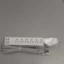 Extension Cord 10 ft - Long Power Strip Surge Protector, 6 AC Outlet 4 USB (2 USB C), Flat Plug, Wall Mount, Multi Plug Outlet Extender Desk Charging Station for Home Office Dorm Room Essentials