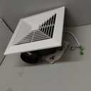 Bathroom exhaust fan cover White plastic with spring grille Square Ceiling Ventilation Cover Replace Exhaust Fan Cover Ceiling Exhaust Fan Accessories Quick disassembly design (1P 12x12 inch)