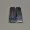(Pack of 2) Replacement Remote Control Only for Roku TV, Compatible for TCL Roku/Hisense Roku/Onn Roku/Sharp Roku/Element Roku/Westinghouse Roku/Philips Roku Smart TVs (Not for Roku Stick and Box)