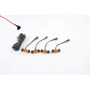 Amber Lens Raptor Style Amber LED Grille Lights Kit For Toyota Tacoma 2016-2019