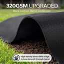 POOLHACKER 15 ft Pool Liner Pad, [2026 New Pool Pad 9.4 oz/yd Heavy-Duty] Round Pool Liner Pad for Above Ground Swimming Pools, Prevents Punctures, Effortless to Install, Eco-Friendly Padding