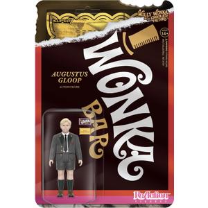 Super7 Willy Wonka and The Chocolate Factory Augustus Gloop - 3.75" Action Figure with Accessories Classic Movie Collectibles and Retro Toys
