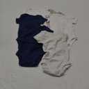 Simple Joys by Carter's Baby 8-Pack Short-Sleeve Bodysuit (Newborn, Navy Heather/White/Oatmeal)