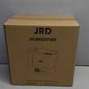 JRD Humidifiers for Bedroom, Ultrasonic Humidifier 4L for Large Room, Cool Mist TopFill, 40H Run, 12H Timer, 360° Nozzle, Aroma Diffuser, 7Color Night Light for Home, Office, Baby, Pets, Plants