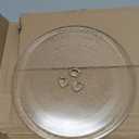 9.6" Microwave Plate Replacement for Panasonic Microwave Glass Plate F06016D00XN, A06015G10XN and More 9.6" Small Microwave Glass Turntable Tray to Fit Y Coupler with 11/16" in Diameter
