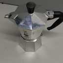 Bialetti Moka Express Iconic Italian Stovetop Espresso Maker (Natural Silver, 6 Cups)