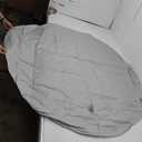 Round Air Mattress 70x70, GRAY 