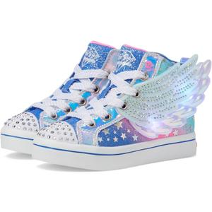 Skechers Girl's TWI-Lites 2.0 Sneaker (13 Little Kid, Blue/Multi)