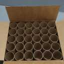 30 Pack Craft Rolls - Thick Cardboard Tubes for Crafts - Round Tubes - Cardboard Tubes For Crafts - Craft Tubes - Craft Round Tubes - Paper Tube for Crafts - 1.57 x 3.9 inches - Brown