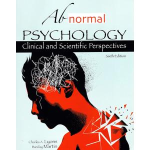 ABNORMAL PSYCHOLOGY (LOOSELEAF), by Lyons (Author) ABNORMAL PSYCHOLOGY (LOOSELEAF), by Lyons (Author)