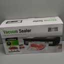 95kPa Vacuum Sealer Machine, Fully Automatic Food Sealer, Touch Display, 10-in-1 Functions & Powerful Sealing System with Double Heat Seal, Easy-Lock Handle, Built-in Cutter(Deep Gray)