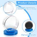 Taiyin Hockey Puck Display Case Acrylic Clear Puck Holder with Shell Base Hockey Display Stand Autographed Souvenir Memorabilia for Enthusiasts Collection