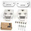 2 Pair Golf Cart Seat Hinge Kit for EZGO Electric/Gas (1995-up) TXT/Medalist Golf Cart - Replaces OEM 71610-G01 71609-G01