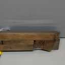 AMBIRD Wall Hooks with Shelf 26.57inch Entryway Wall Hanging Shelf Wood Coat Hooks for Wall with Shelf Coat Rack Wall Mount Rack with 5 Dual Hooks 3 Key Hooks Mail Organizer and Key Rack Key Holder (Brown)