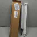 LazBlinds No Drill Cordless Cellular Shades, 17" W × 36" H, Silver White